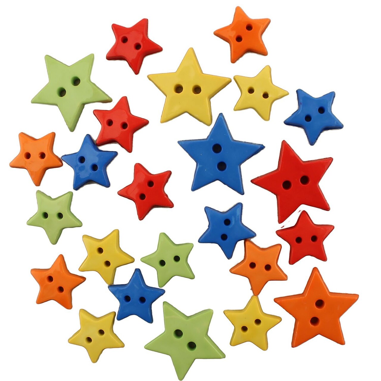 Buttons Galore and More Craft & Sewing Buttons - Stars - 60 Buttons